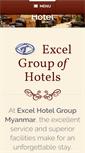 Mobile Screenshot of excelhotelgroupmyanmar.com